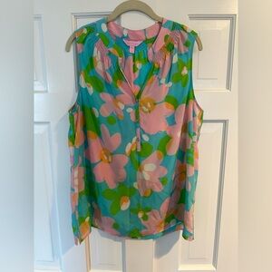 Lilly Pulitzer Silk Sleeveless Top